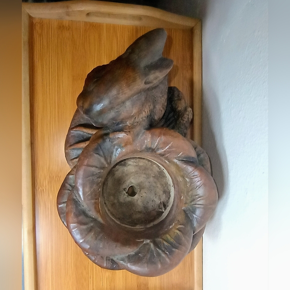 Rustic Brown Rabbit Planter - Picture 5 of 13